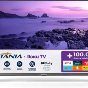 Smart TV LED Britânia 40″ Roku TV BTV40M9GR2CGB Smart TV LED Britânia 40″ Roku TV BTV40M9GR2CGB