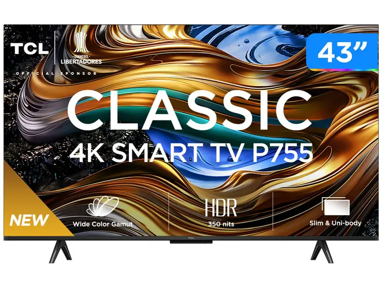 Smart TV LED 4K UHD TCL 43″ 43P755