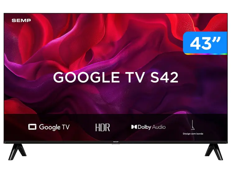 Smart TV LED Full HD Semp 43″ Google TV S42