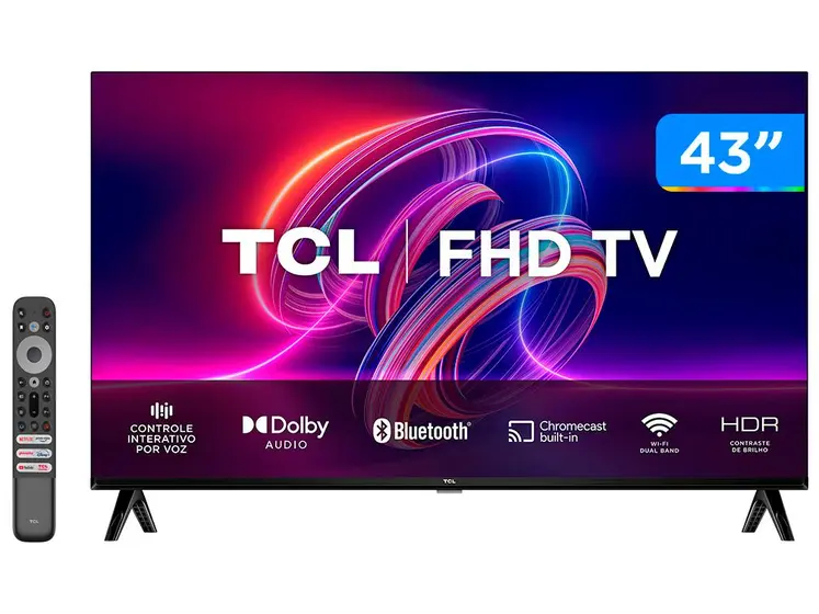 Smart TV LED TCL 43″ Full HD Android TV 43S5400A
