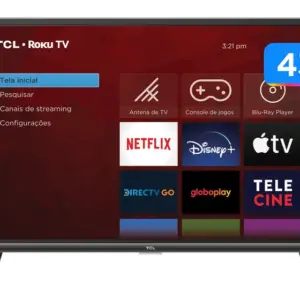 Smart TV LED TCL 43″ Full HD Roku TV 43RS520 Smart TV LED TCL 43″ Full HD Roku TV 43RS520