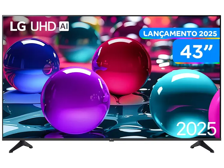 Smart TV 4K Ultra HD LG 43″ webOS 25 AI Processor 4K Gen8 43UA7500PSA
