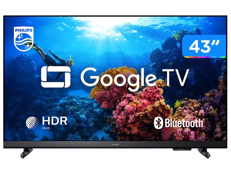 Smart TV DLED Full HD Philips 43″ Google TV 60Hz 43PFG6918/78