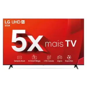Smart TV UHD LG 50″ 4K webOS 24 Otimizador de Jogos 50UT8050 Smart TV UHD LG 50″ 4K webOS 24 Otimizador de Jogos 50UT8050