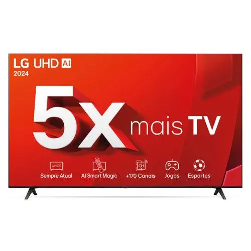 Smart TV UHD LG 50″ 4K webOS 24 Otimizador de Jogos 50UT8050