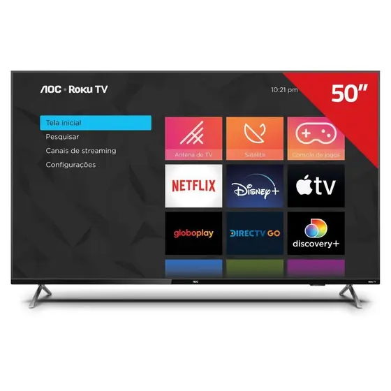 Smart TV UHD AOC 50″ 4K 50U6125/78G