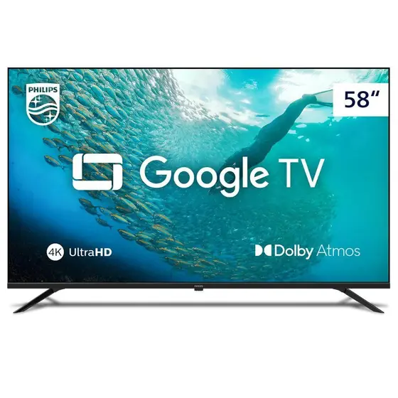 Smart TV LED 4K UHD Philips 58″ Google TV PUG7019