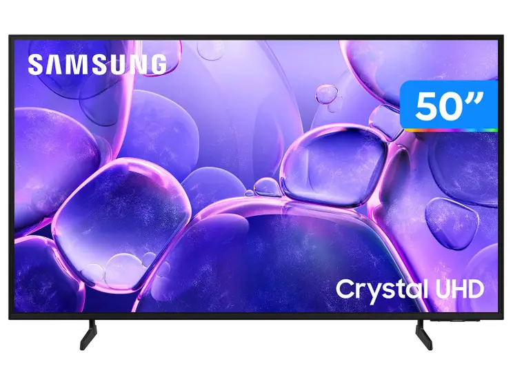 Smart TV Crystal UHD 4K Samsung 50″ Tizen Bixby e Alexa UN50U8600FGXZD