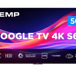 Smart TV LED 4K UHD Semp 50″ Google TV AiPQ Pro S61 Smart TV LED 4K UHD Semp 50″ Google TV AiPQ Pro S61