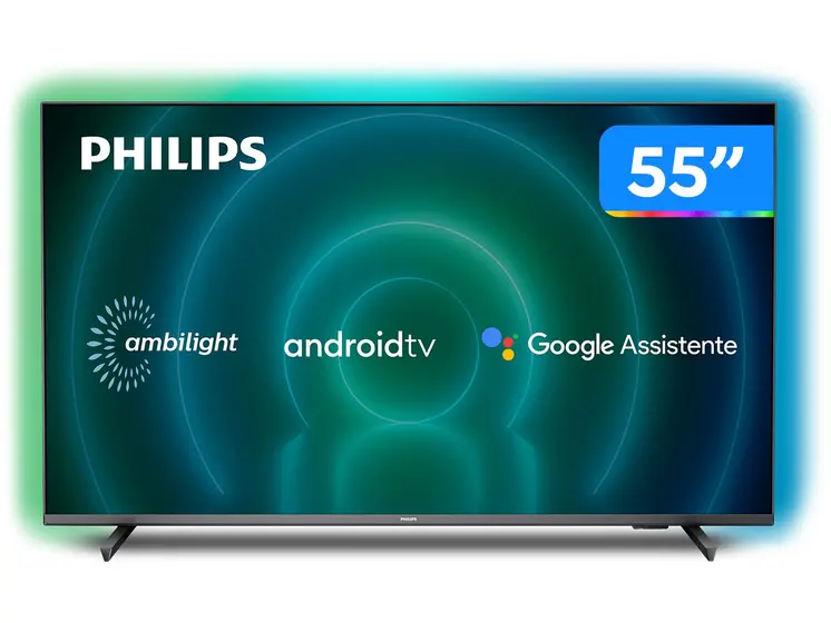 Smart TV D-LED Philips 55″ 4K UHD Ambilight 55PUG7906/78