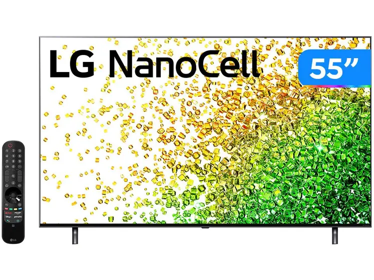Smart TV NanoCell 4K UHD LG 55″ 120Hz com Alexa 55NANO85