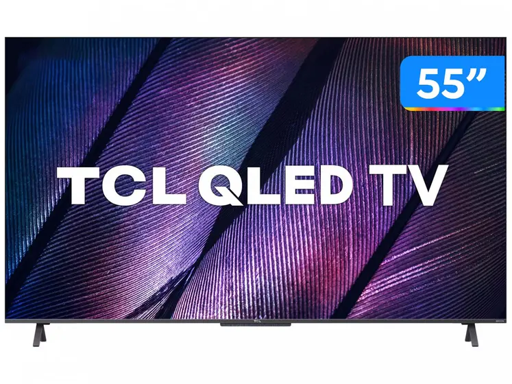 Smart TV QLED 4K UHD TCL 55″ VA Google Assistente 55C725