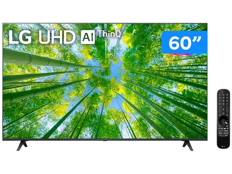 Smart TV LED LG 60″ 4K AI Processor 60UQ8050