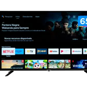 Smart TV DLED Rig Vizzion 65″ 4K IPS Android TV BR65GUA Smart TV DLED Rig Vizzion 65″ 4K IPS Android TV BR65GUA