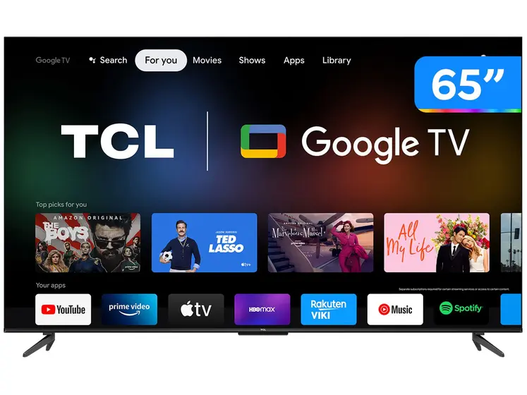 Smart TV LED TCL 65″ 4K 65P735