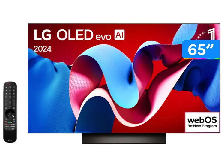 Smart TV OLED LG evo 65″ 4K 120Hz Nativo OLED65C4