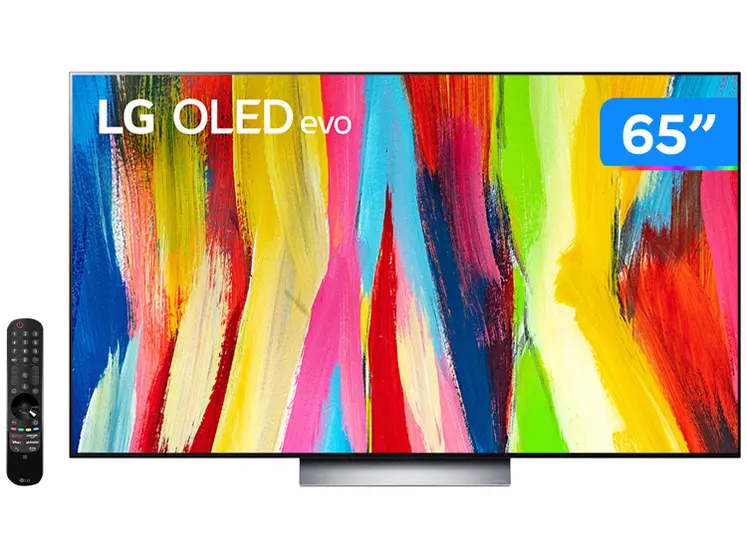 Smart TV OLED LG 65″ 4K 120Hz ThinQ OLED65C2PSA
