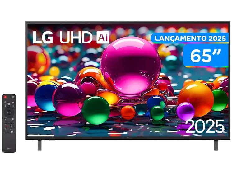 Smart TV 4K Ultra HD LG 65″ webOS 25 AI Processor 4K Gen8 65UA8550PSA