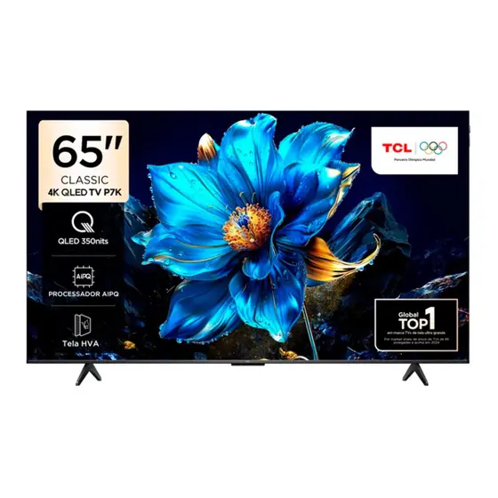Smart TV QLED 4K Ultra HD TCL 65″ Google TV 65P7K