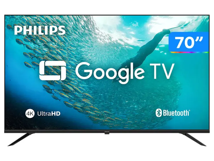 Smart TV DLED 4K UHD Philips 70″ Google TV 70PUG7019/78