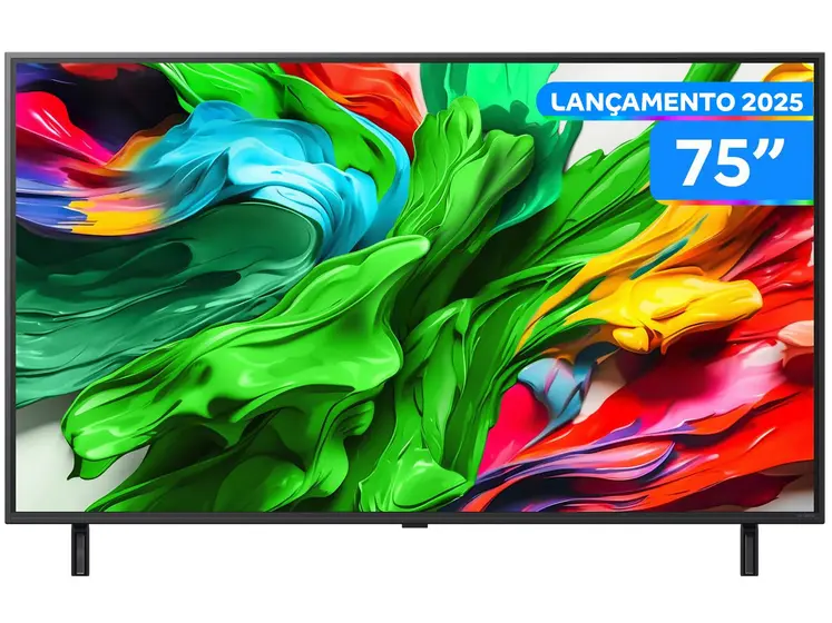 Smart TV QNED LG 75″ 4K MiniLED webOS 25 a8 AI 75QNED85ASG