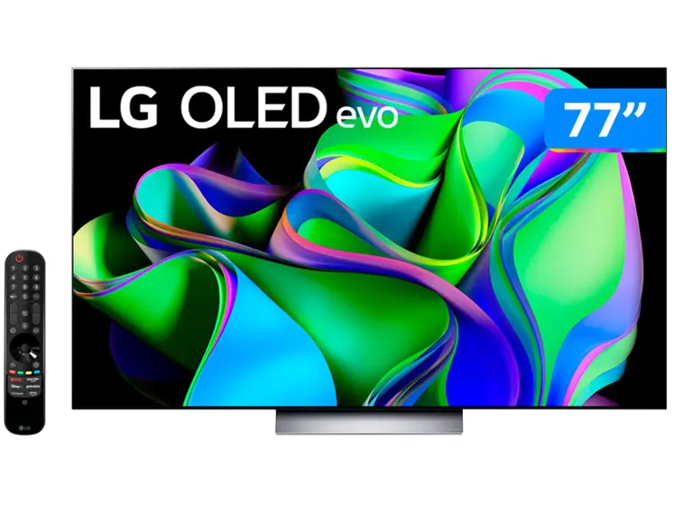 Smart TV OLED LG evo 77″ 4K 120Hz OLED77C3