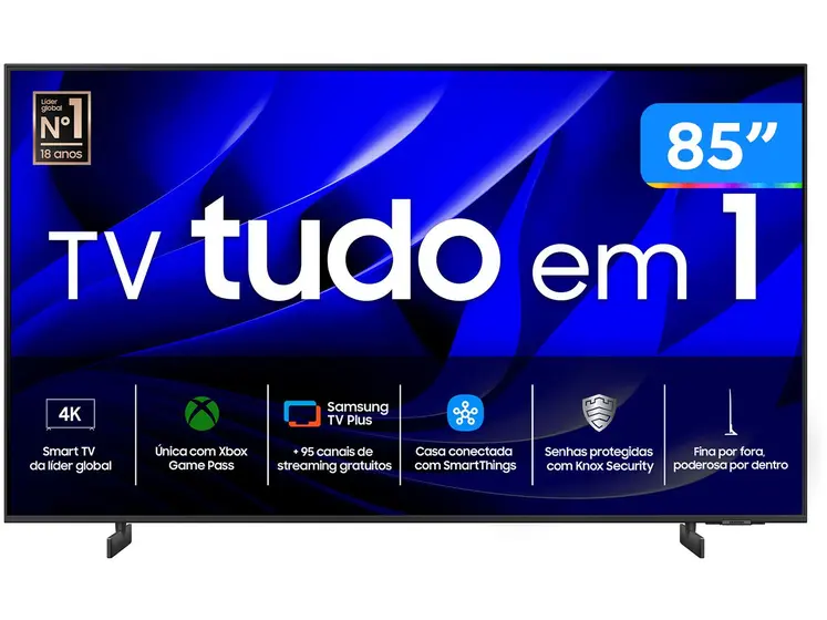 Smart TV Crystal LED Samsung 85″ 4K UHD 85DU8000