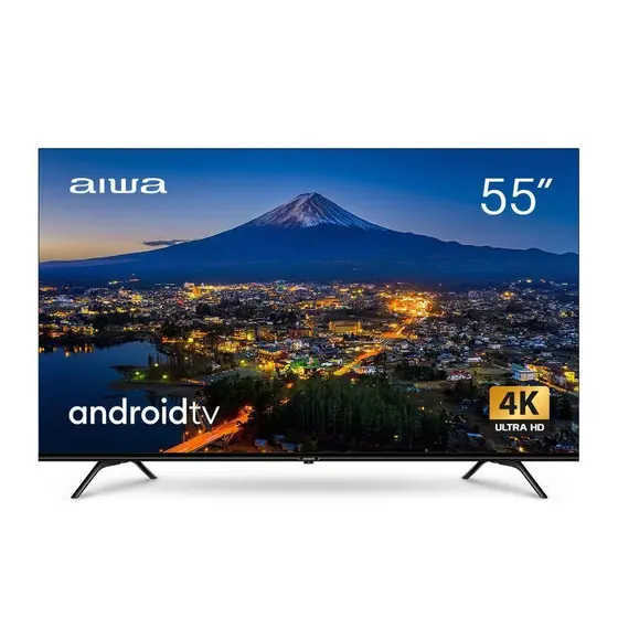 Smart TV LED Aiwa 55″ 4K Android TV Dolby Vision & Atmos AWS-TV-55-BL-01