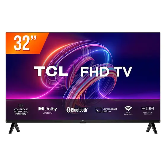 Smart TV LED TCL 32″ Full HD Android TV 32S5400AF