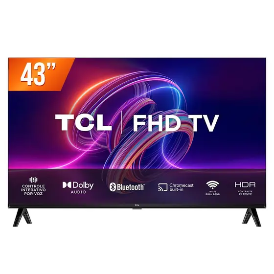 Smart TV LED TCL 43″ Full HD Android TV 43S5400A