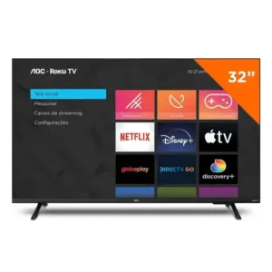 Smart TV LED AOC 32″ HD 32S5135/78G Smart TV LED AOC 32″ HD 32S5135/78G