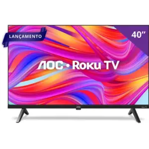 Smart TV LED AOC 40″ Full HD Roku TV 40S5045 Smart TV LED AOC 40″ Full HD Roku TV 40S5045