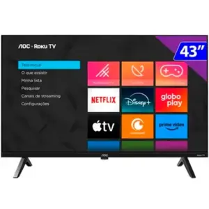 Smart TV DLED AOC 43″ Full HD Roku TV 43S5045