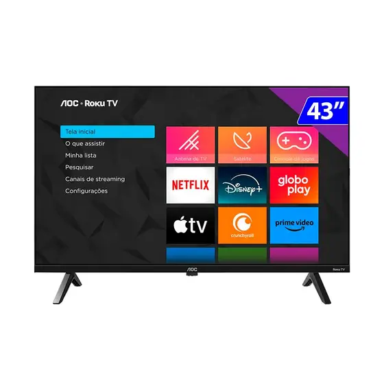Smart TV LED AOC 43″ Full HD Roku TV 43S5045
