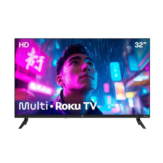 Smart TV DLED Multi 32″ HD Roku TV Essencial