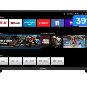 Smart TV D-LED Britânia 39″ HD BTV39G60N5CH Smart TV D-LED Britânia 39″ HD BTV39G60N5CH