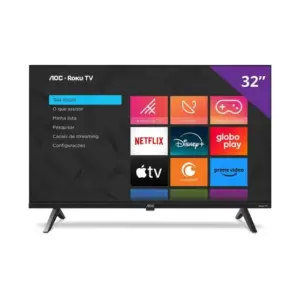 Smart TV LED AOC 32″ HD Design sem Bordas 32S5135/78G Smart TV LED AOC 32″ HD Design sem Bordas 32S5135/78G