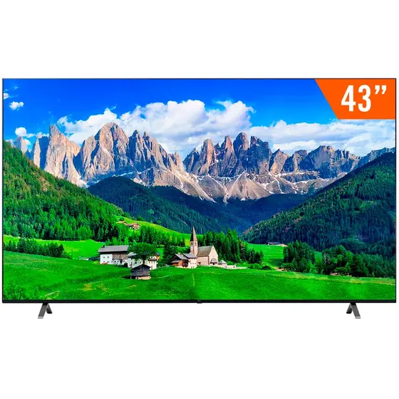 Smart TV LED 4K Ultra HD LG 43″ ThinQ AI webOS 24 43TU801C0SA