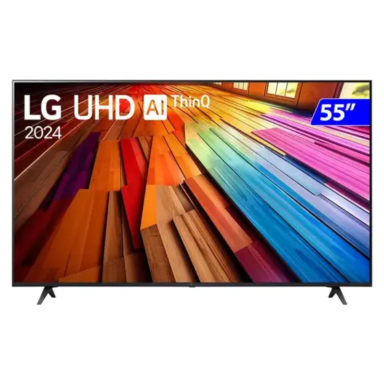 Smart TV 4K LG 55″ AI ThinQ com Comando de Voz 55UT8000PSA