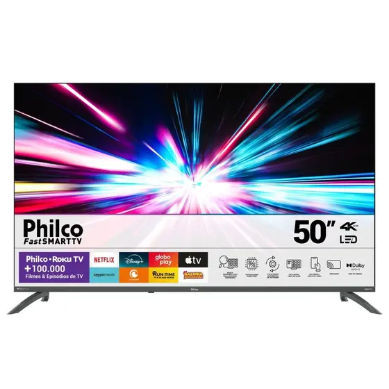 Smart TV LED Philco 50″ 4K Roku TV PTV50VA4REGB