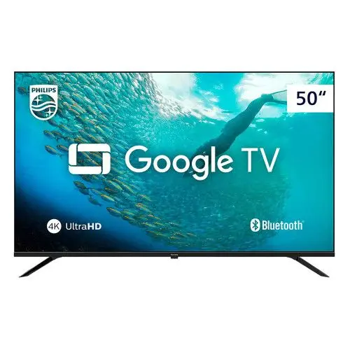 Smart TV LED 4K UHD Philips 50″ Google TV 50PUG7019/78