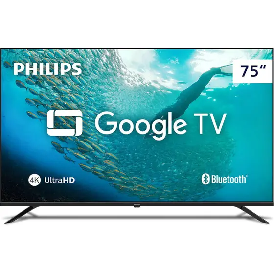 Smart TV LED Philips 75″ 4K Google TV 75PUG7019