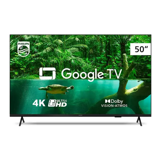 Smart TV LED 4K UHD Philips 50″ Google TV PUG7408/78