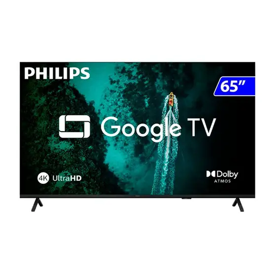 Smart TV LED Philips 65″ 4K Google TV 65PUG7419/78