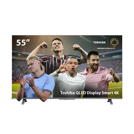 Smart TV QLED Toshiba 55″ 4K Google TV 55C450NS (TB035M)