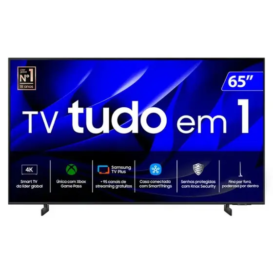 Smart TV LED Samsung 65″ 4K Comando de Voz UN65DU8000GXZD