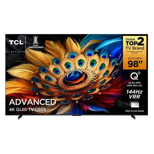 Smart TV QLED TCL 98″ 4K UHD Google TV