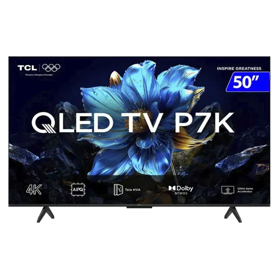 Smart TV QLED TCL 50″ 4K HDR10 50P7K