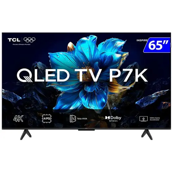 Smart TV QLED TCL 65″ 4K Android TV 65P7K