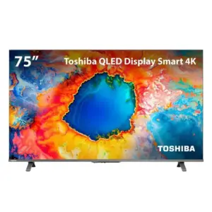 Smart TV QLED Toshiba 75″ 4K 75C450NS Smart TV QLED Toshiba 75″ 4K 75C450NS